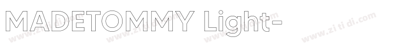 MADETOMMY Light字体转换